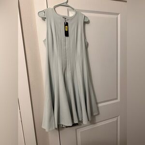 NWT DONNA KARAN NY Robin Egg Blue Dress 10